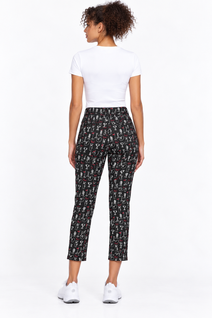 Swing Control Womens FORE Golf Pant (26") - Black - Size 12
