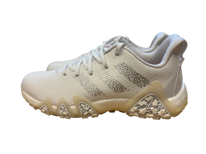 Adidas Women's CODECHAOS 22 Golf Shoes -  White/Silver/Pink - Size 11