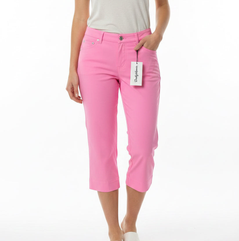 Daily Sports Women's Golf Capris Lyric 19" Pink Sky