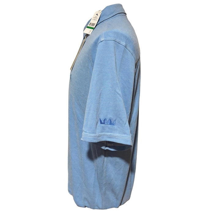 Tommy Bahama Paradiso Cove Polo (w/logo) - Chambray Blue - Skorzie