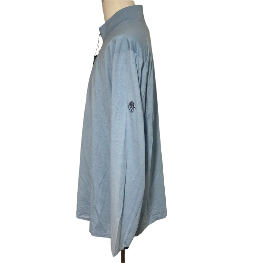 Dunning Golf Carnew Graphene 1/4 Zip - Atmosphere Heather - XX-Large - Skorzie