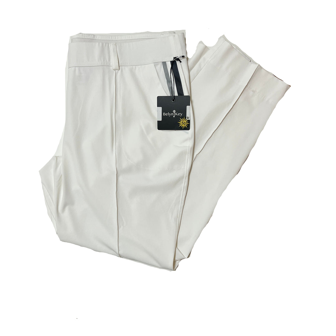Belyn Key Crop Pant (27") - Chalk - X-Large - Skorzie