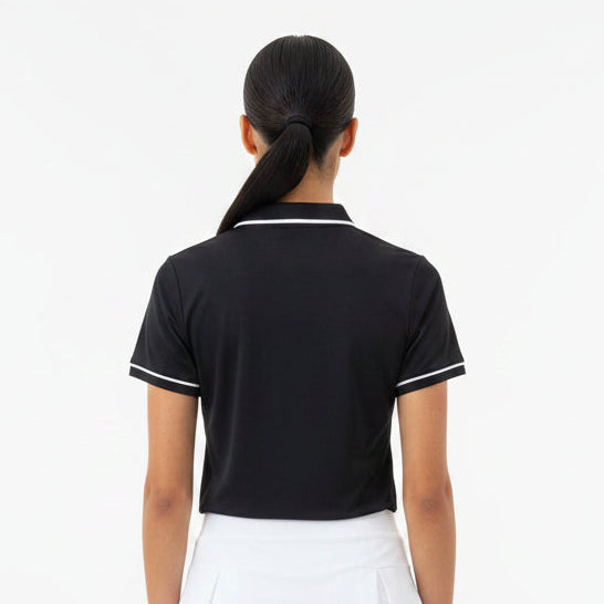 Original Penguin Women's Golf Polo Veronica Performance Black Size M