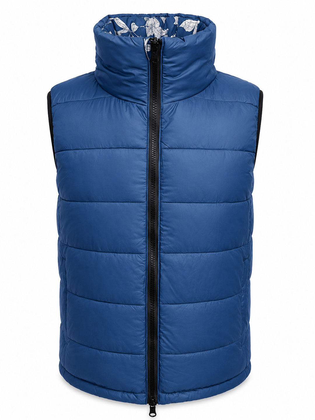 Kastel Denmark Reversible Full Zip Vest - French Tulip/Sailor Blue - Skorzie