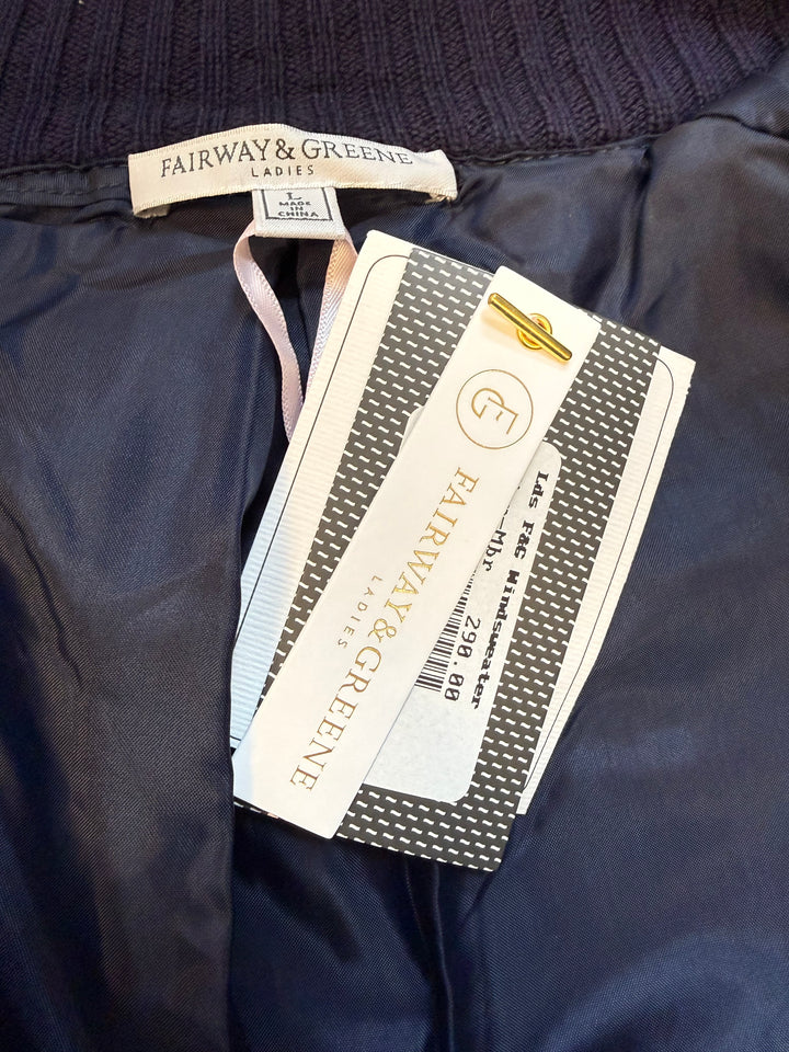 Fairway & Greene Merino Wool Blaire Windsweater - Eclipse