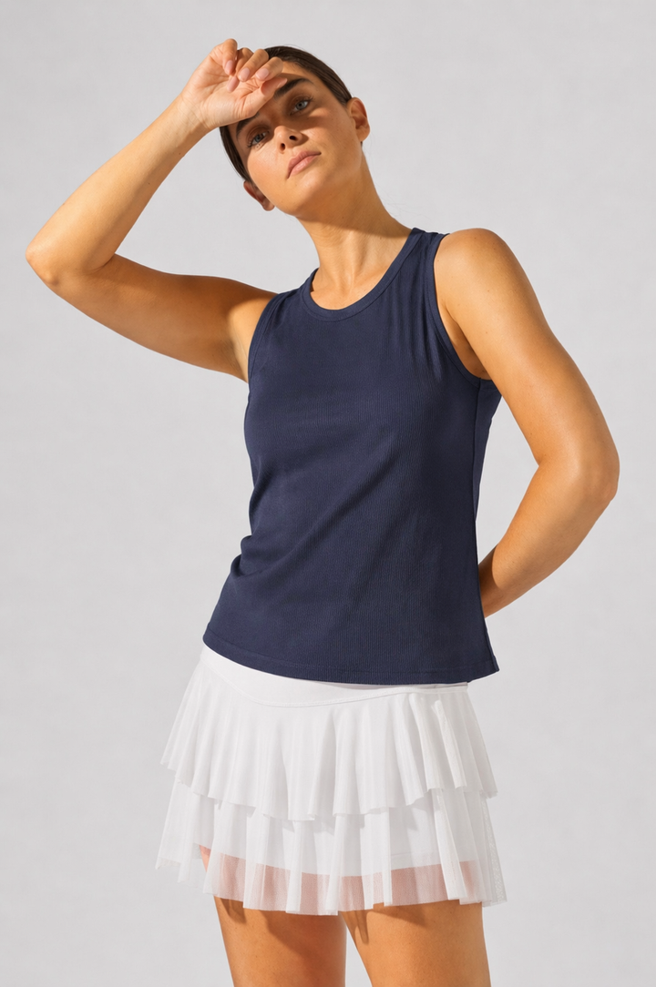 Bobbe Active - RIbbed Tank - Marine Navy - Skorzie