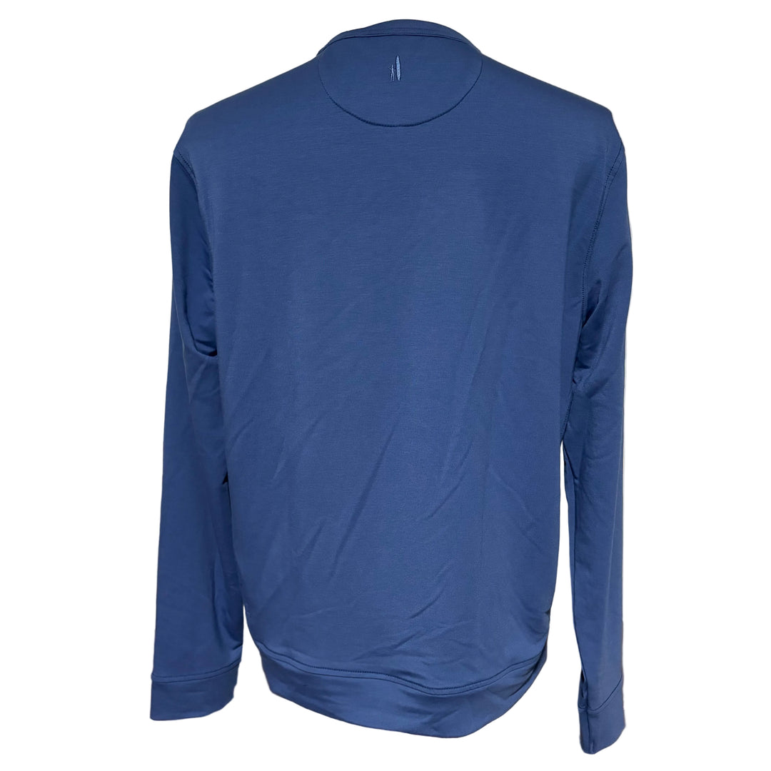 Johnnie-O Willard Crewneck (w/logo) - Byron Blue - Medium - Skorzie