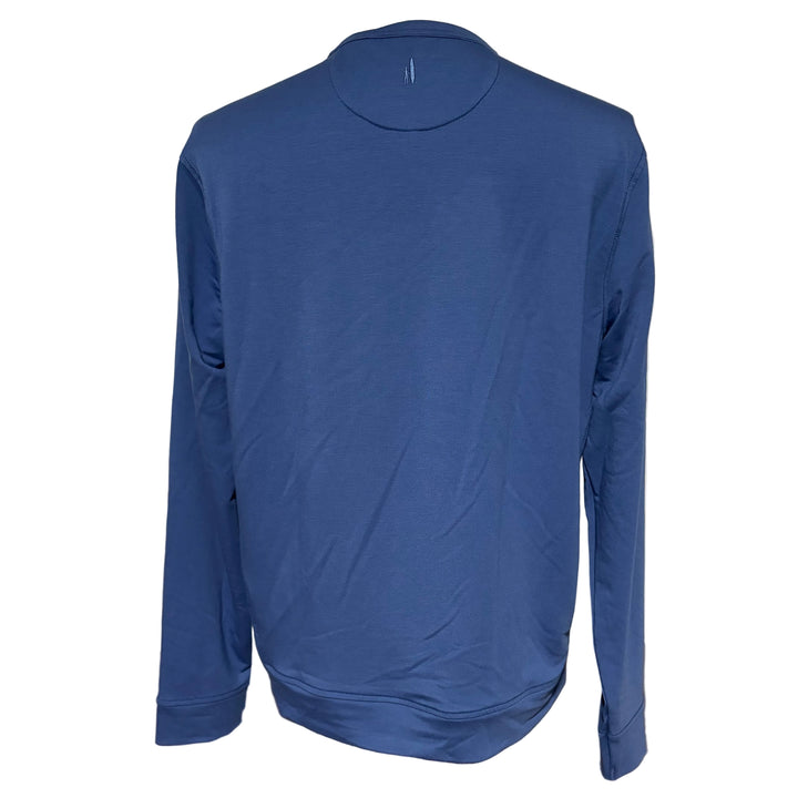 Johnnie-O Willard Crewneck (w/logo) - Byron Blue - Medium - Skorzie
