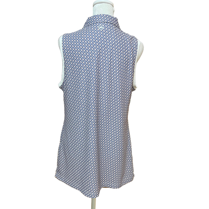Peter Millar Mesh SL Polo (w/ logo) - Sorbet - Large - Skorzie