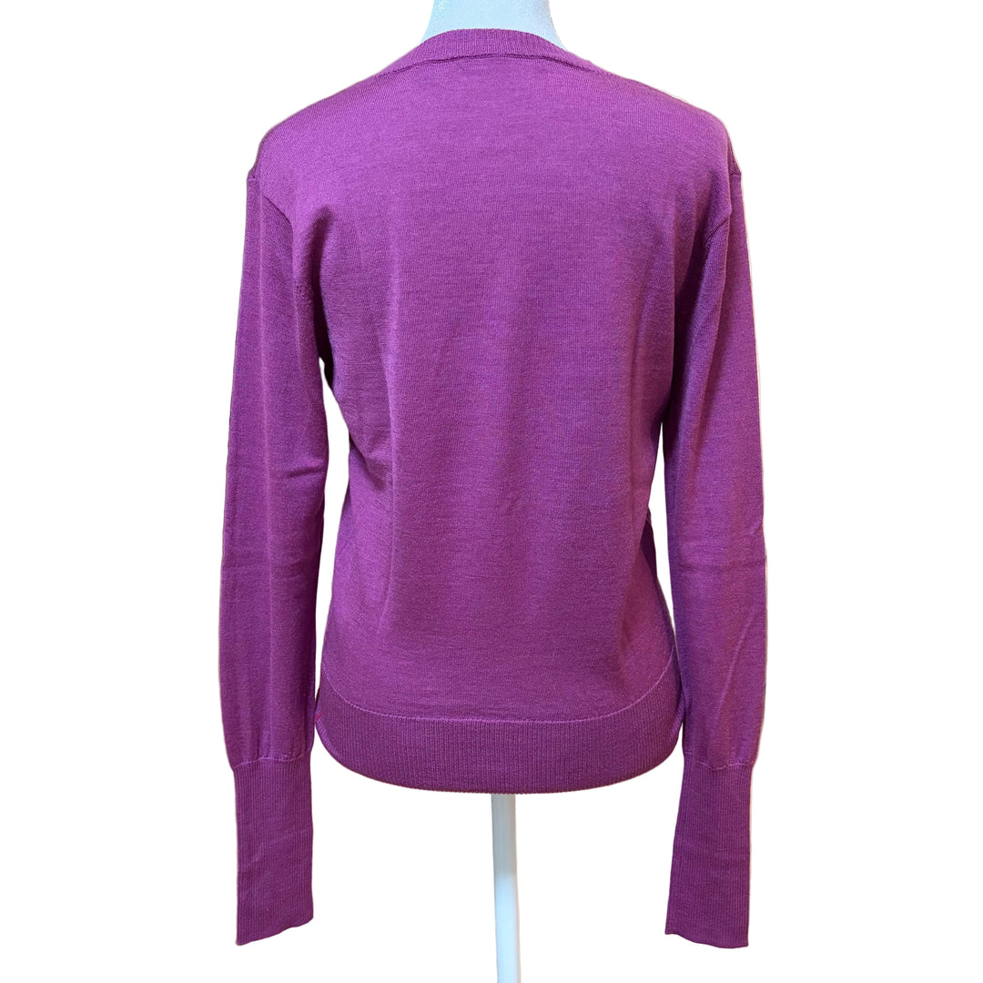 Greyson Crewneck Sweater (w/ logo) - Berry - Medium - Skorzie