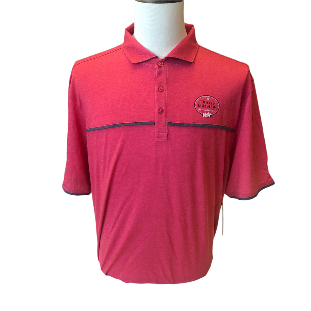 Travis Mathew Featherweight Ofty Polo (w/ logo) - Heather Azalea  - XX-Large - Skorzie