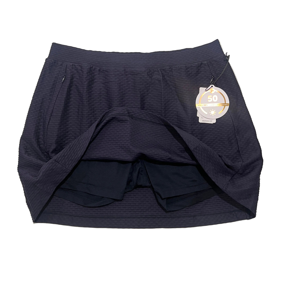 Tail Activewear Elevation Textured Skort (16") - Night - Large - Skorzie
