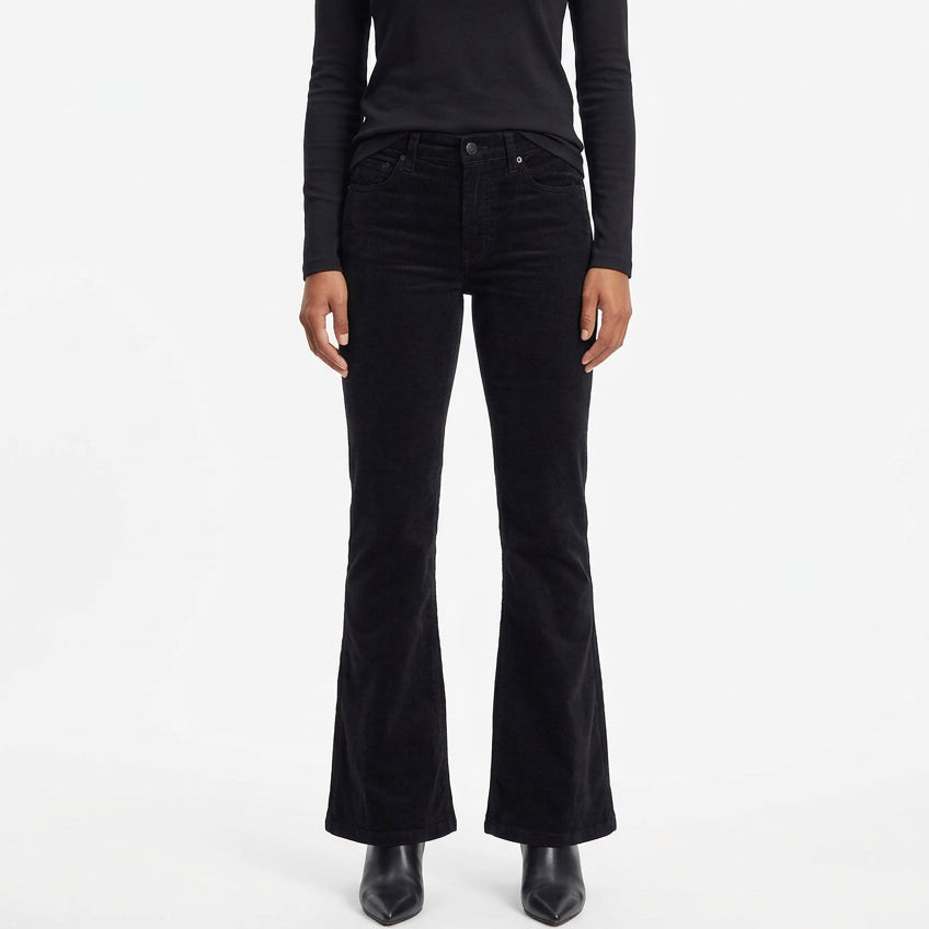 J. McLaughlin Women's Jeans Lenni Velvet (29") Black Size 8 - Skorzie