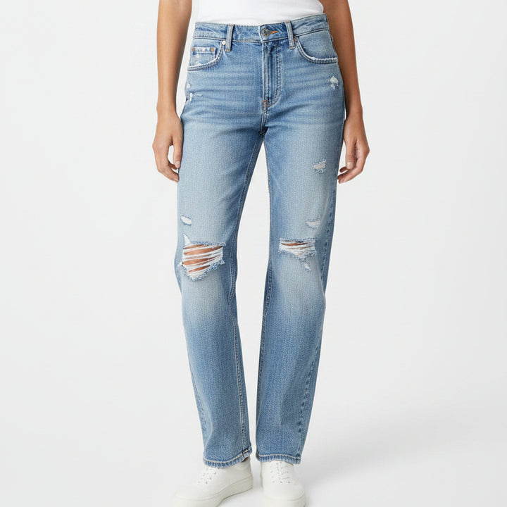 Good American Women's Jeans Good Icon Straight Ankle 28" Indigo1078 Size 4