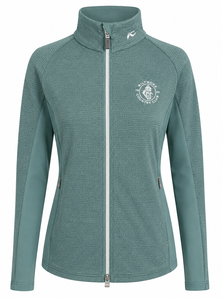 KJUS Emelia Midlayer Jacket (w/ logo) - Patina Green - Medium