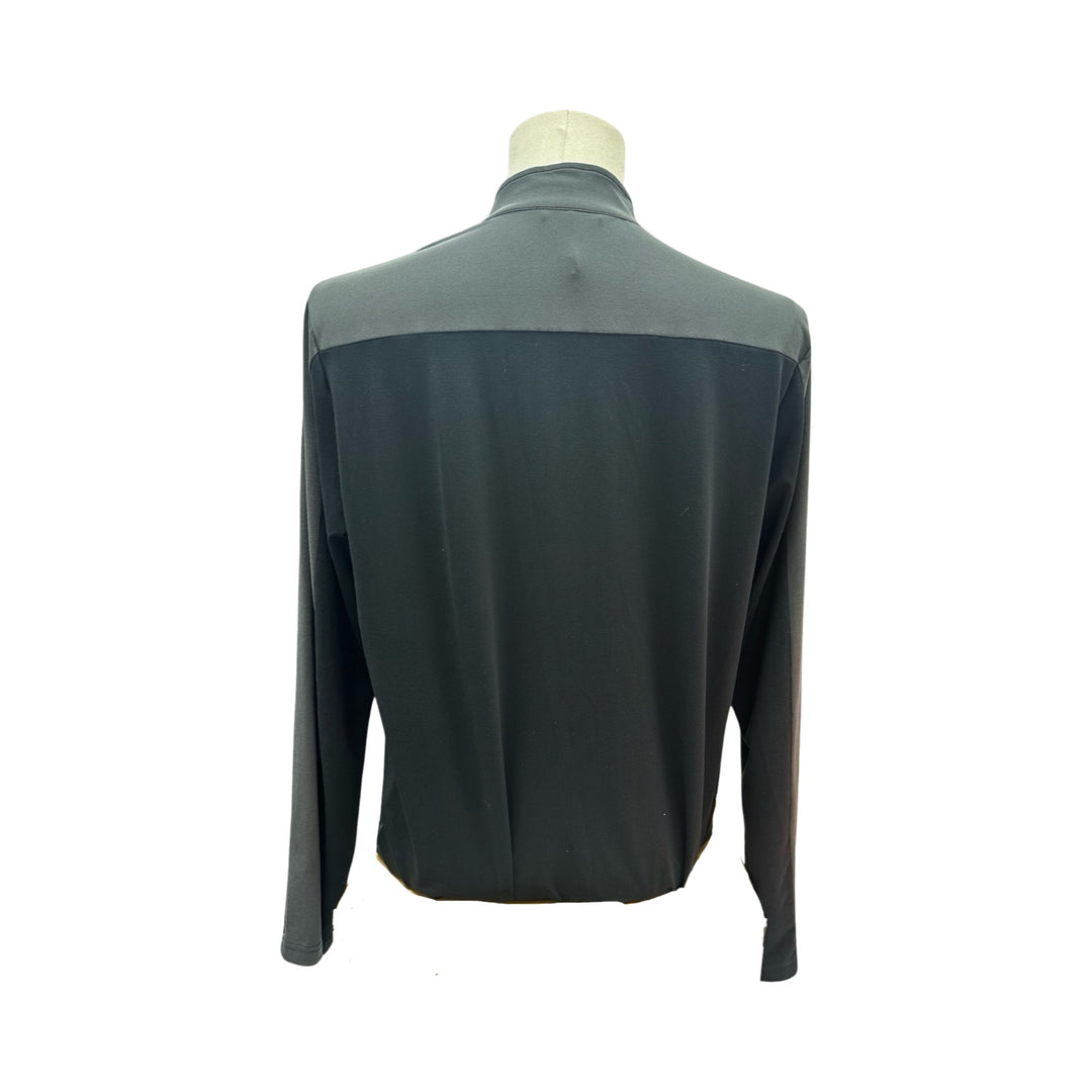 Mens Levelwear Pitch 1/4 Zip Pullover - Black - Medium (FINAL SALE ITEM)