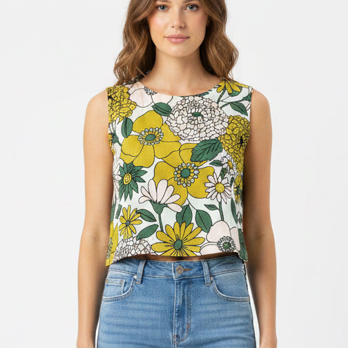 Fore All Women's Top Breeze Floral Size XS