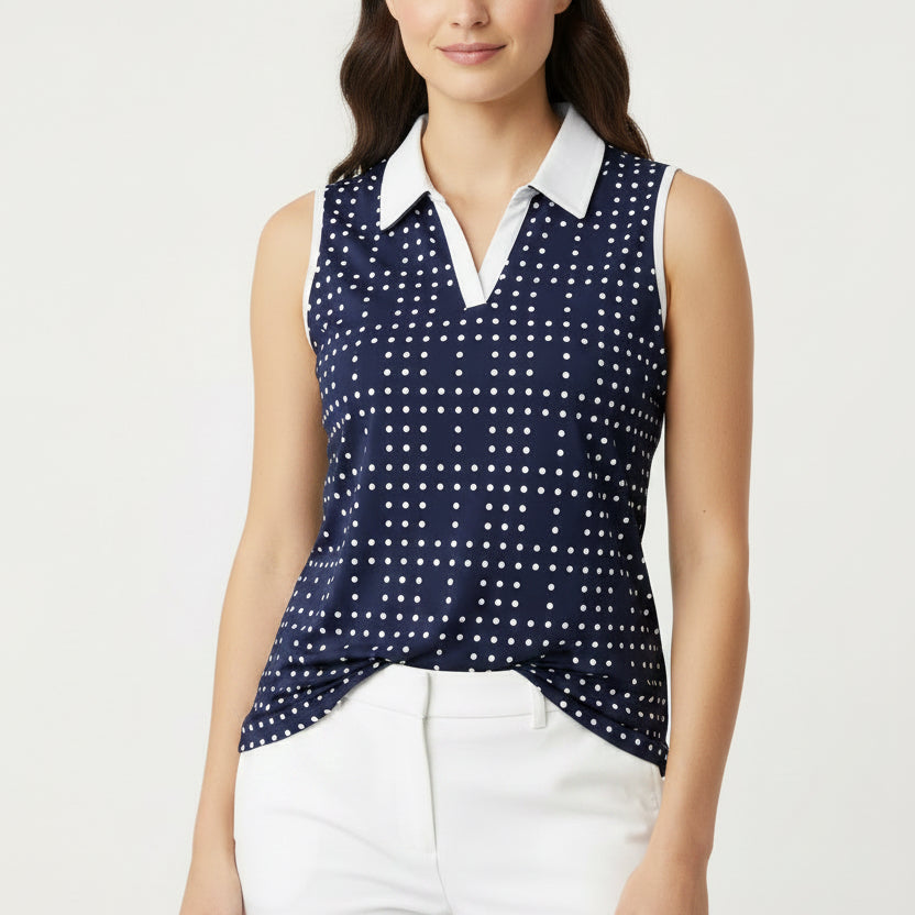Kinona Women's S/L Golf Polo Victory Domino Navy Size L