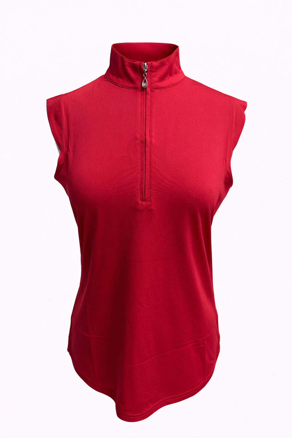 SanSoleil Sunglow Sleeveless Mock - Scarlet