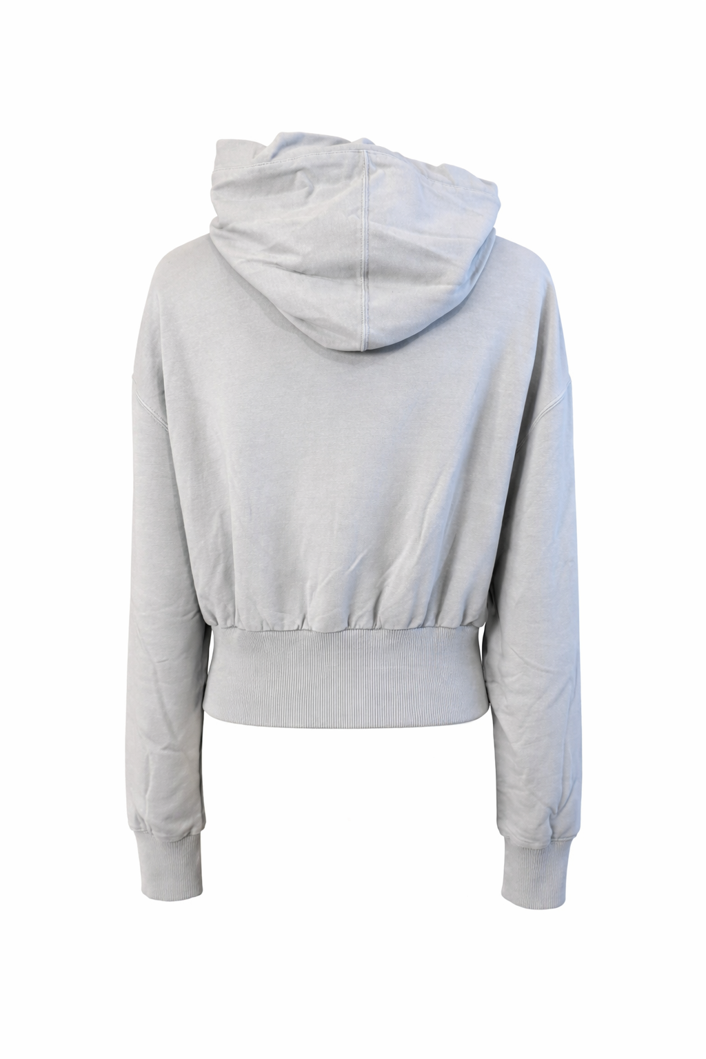 Blanc Noir Women's Allegra Raw Edge Hoodie - Pearl Blue - Skorzie
