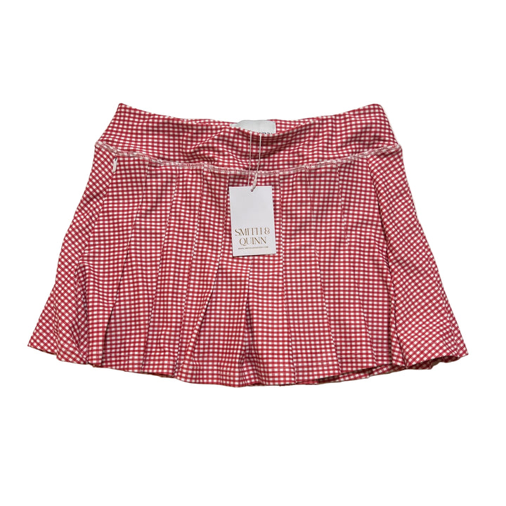 Smith & Quinn Grey Skort (14.5") - Geranium Gingham
