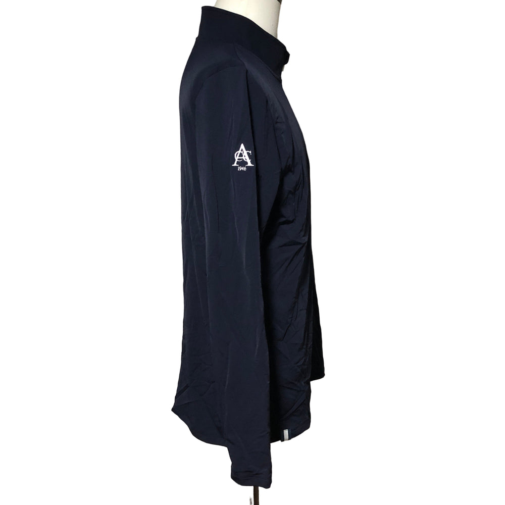 J. Pritchard Regatta 1/4 Zip (w/ logo) - Navy - Skorzie