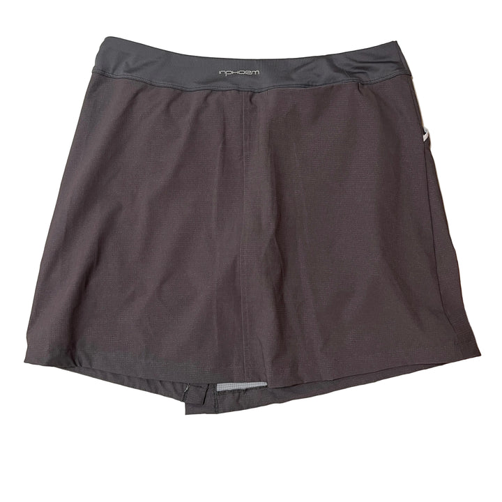 inPhorm Lana Wrap Skort (15") - Grey - Large - Skorzie