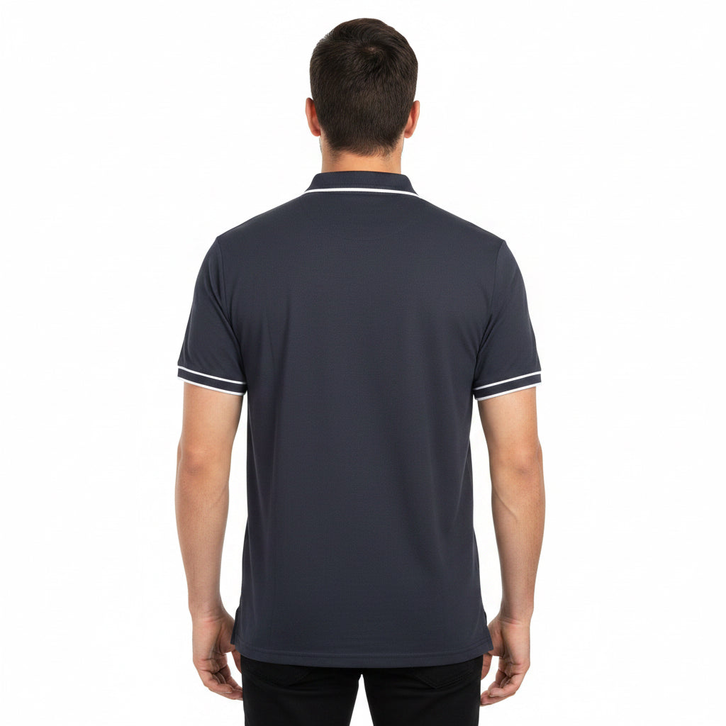 Original Penguin Men's Golf Pocket Polo Technical Earl Caviar Size M