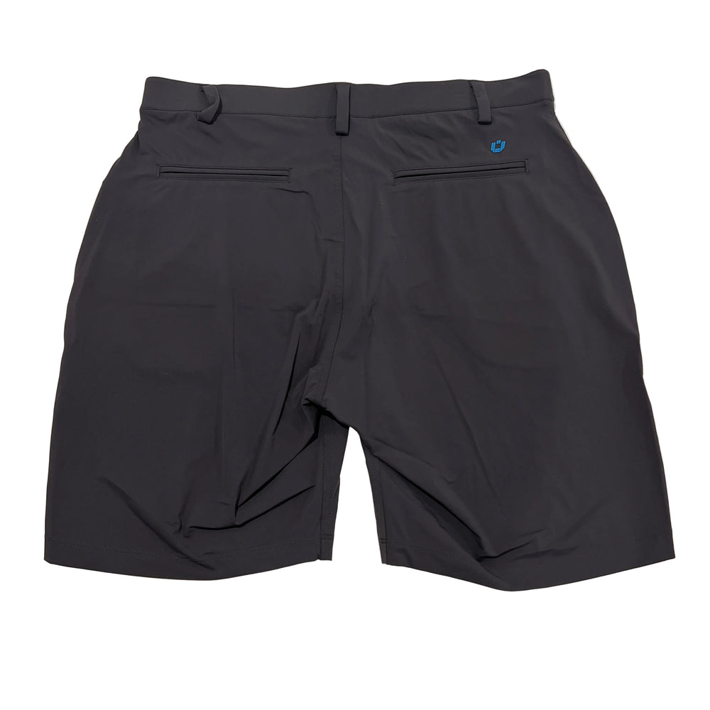 IBKUL Pull On Tailored Shorts (8.5") - Grey - Large - Skorzie