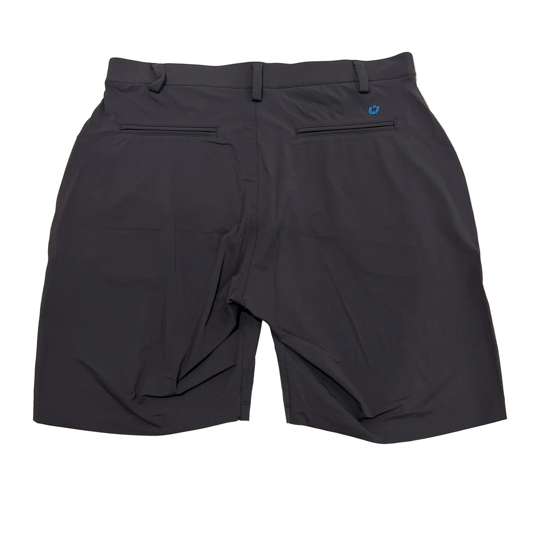 IBKUL Pull On Tailored Shorts (8.5") - Grey - Large - Skorzie