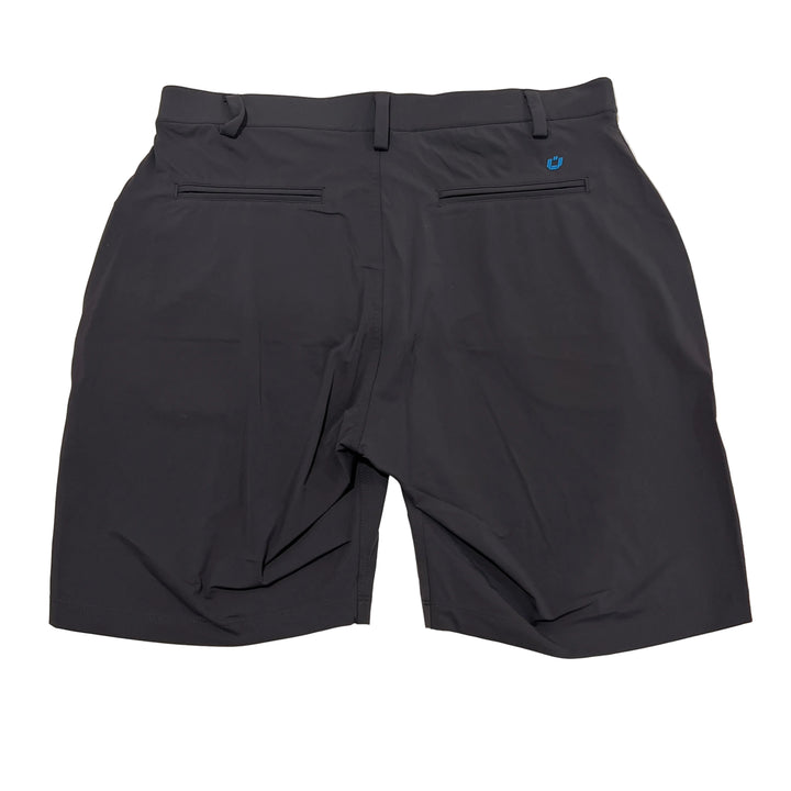 IBKUL Pull On Tailored Shorts (8.5") - Grey - Large - Skorzie