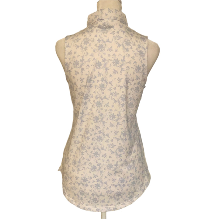 Straight Down Ava Sleeveless Polo (w/logo) - Powder - X-Small - Skorzie