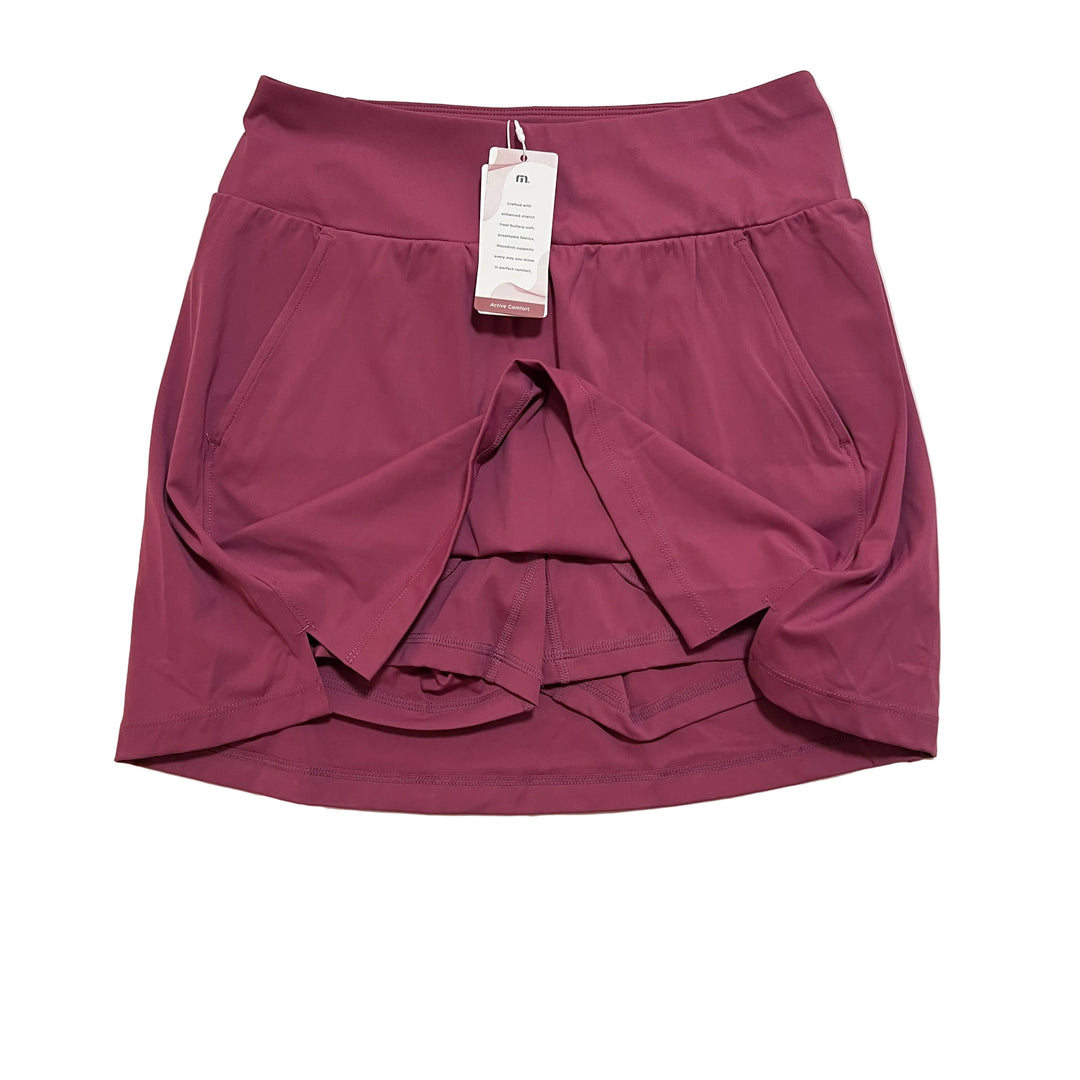 Travis Mathew Game Set Match Skort (15") - Damson