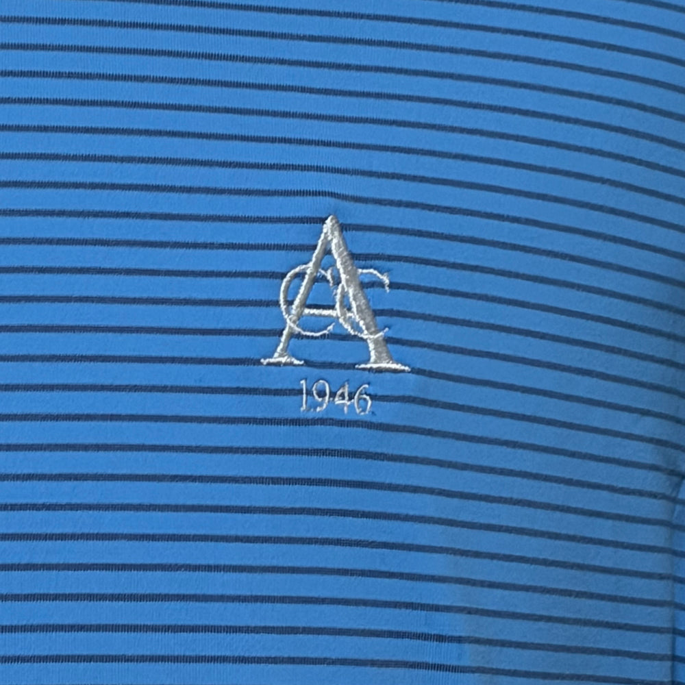 Peter Millar Ballad Performance Jersey Polo (w/logo) - Blue Topaz - Skorzie