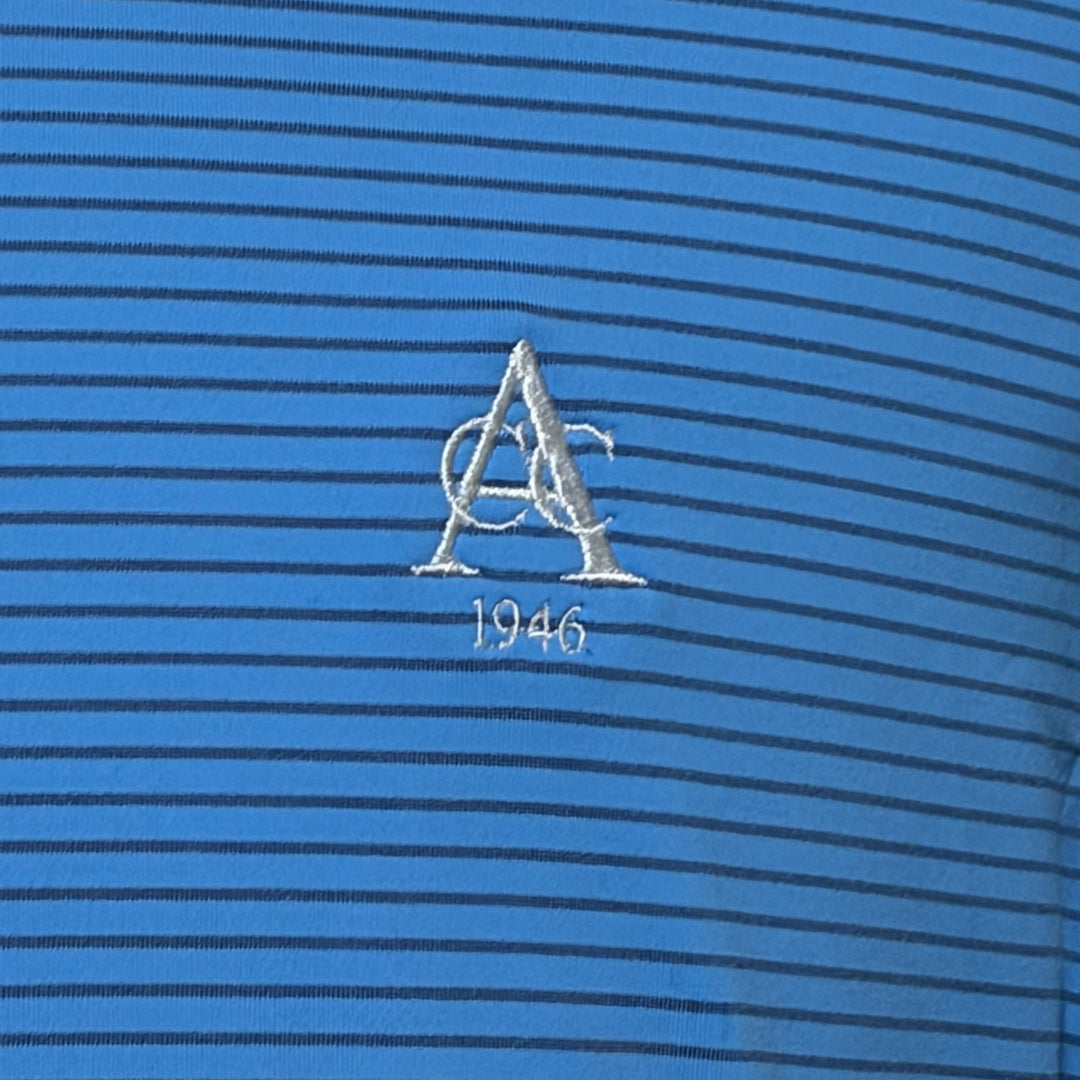 Peter Millar Ballad Performance Jersey Polo (w/logo) - Blue Topaz - Skorzie