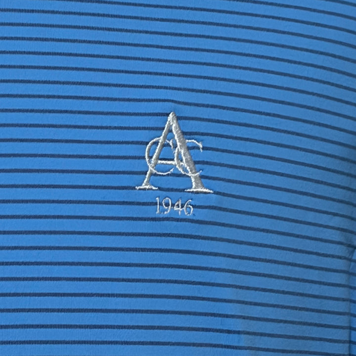Peter Millar Ballad Performance Jersey Polo (w/logo) - Blue Topaz - Skorzie