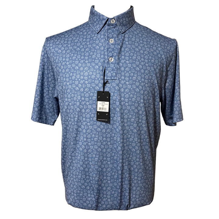 Straight Down High Roller Polo (w/logo) - Blue - Small - Skorzie