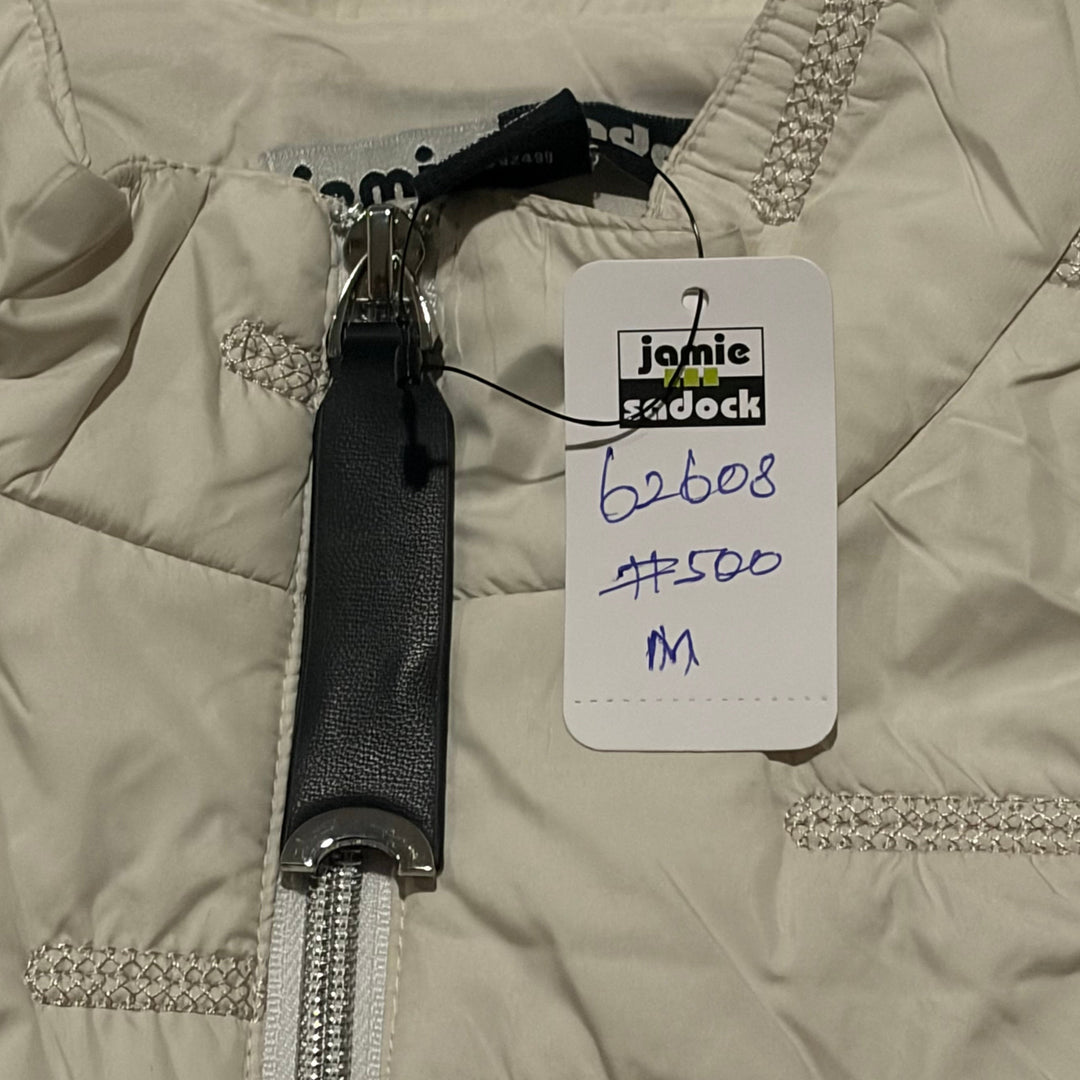 Jamie Sadock Women's Golf Vest Cream Size M