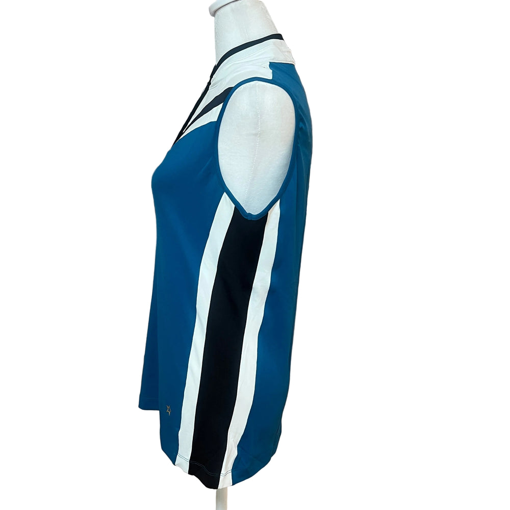 Lohla Sport Denise Sleeveless Top - Peacock - Medium/Large - Skorzie