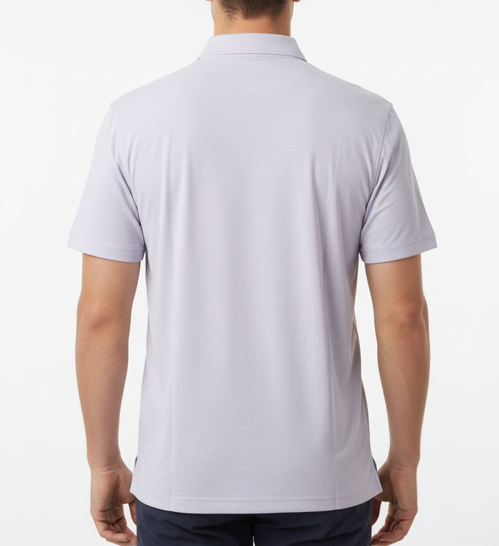 Straight Down Men's Golf Polo Dodge Violet Size L