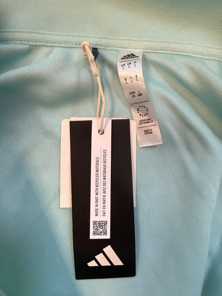 Adidas Ladies Full Zip Golf Jacket (w/ logo) - Seafoam - Large