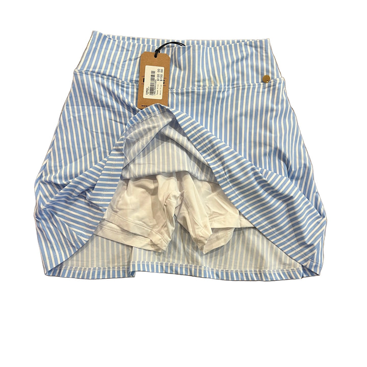 MDC Seersucker Skort (17") - Baby Blue/White - Skorzie