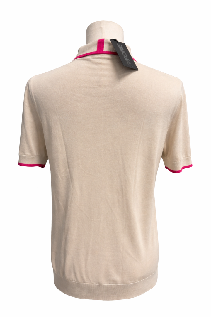 G/FORE LTD Release Merino Wool Knit Sweater Polo - Pumice - Medium - Skorzie
