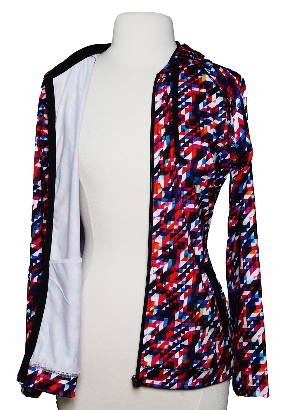 Lulu Sports Hooded Jacket - Multicolored -  Size XL - Skorzie