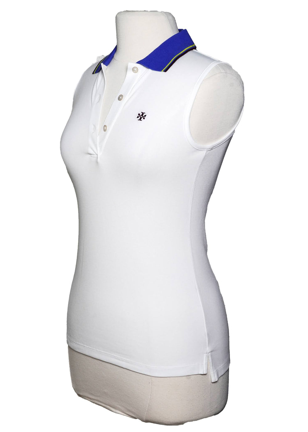 Tory Sport  Sleeveless Polo - White - size XS - Skorzie