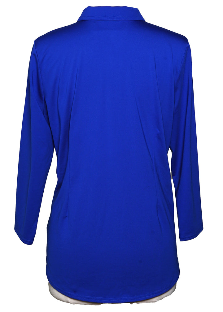 JoFit   Long Sleeve Mock - Blue - Size XL - Skorzie
