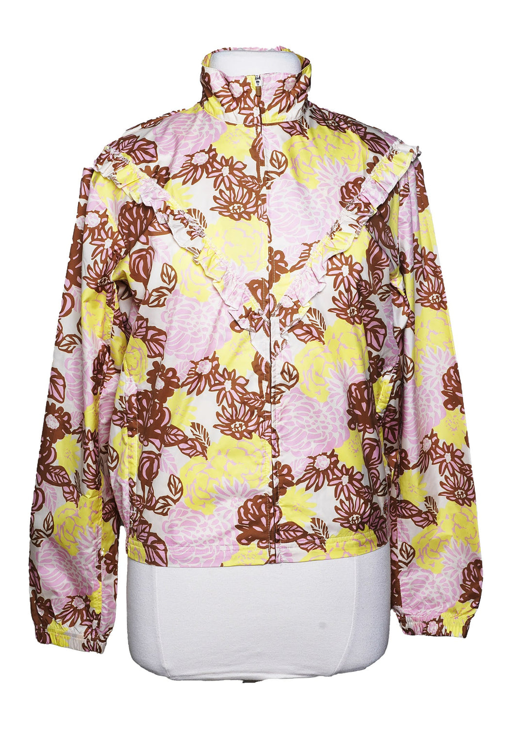 Tory Sport Floral-Print Packable Performance Jacket