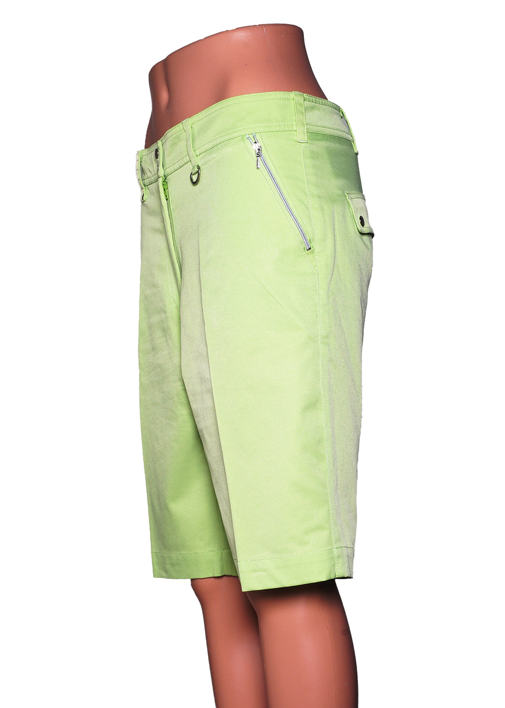 GG Blue Bermuda Shorts -  Lime Green  - Size 4 - Skorzie