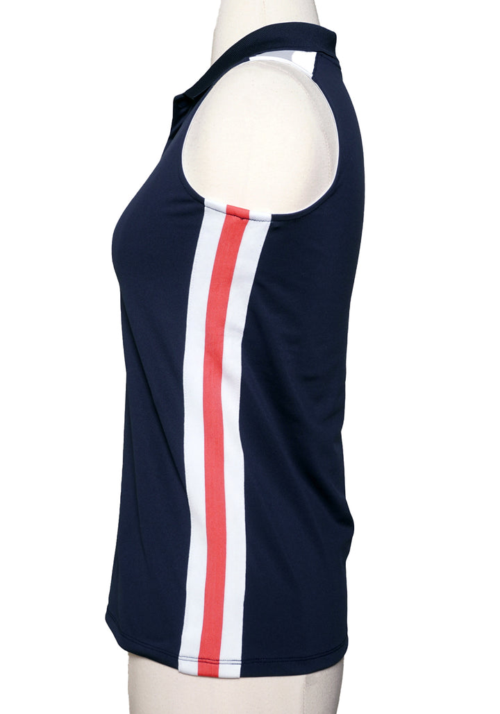 RLX Ralph Lauren Sleeveless Polo Top - Navy - Size X-Small - Skorzie