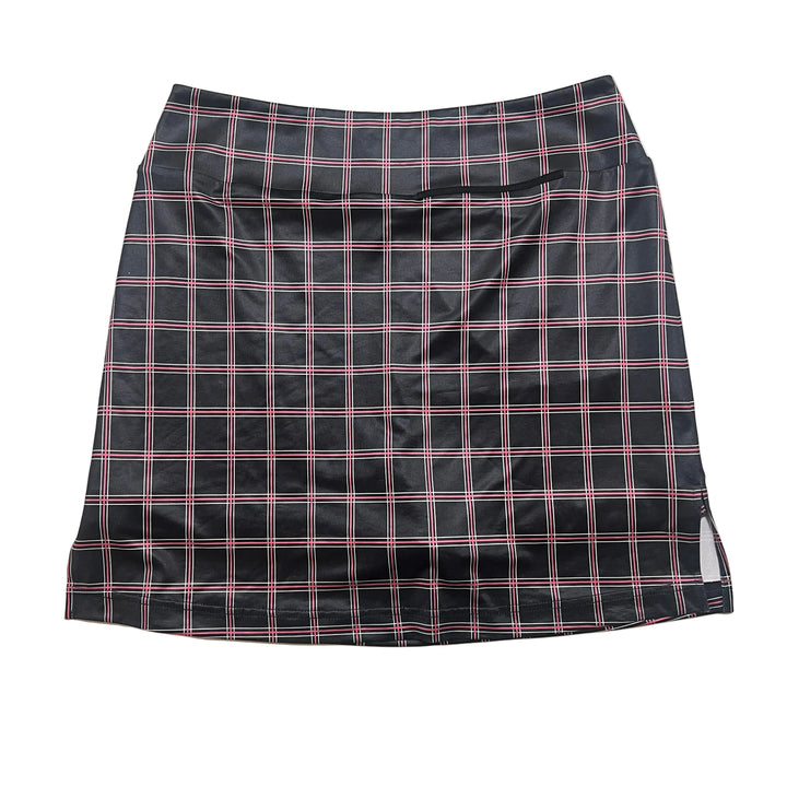 Golftini Impromptu Skort (17.5") - Black/Pink Plaid - Medium